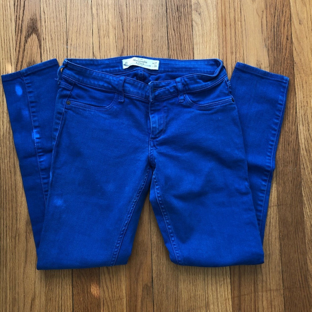 Royal blue Abercrombie & Fitch Jeans